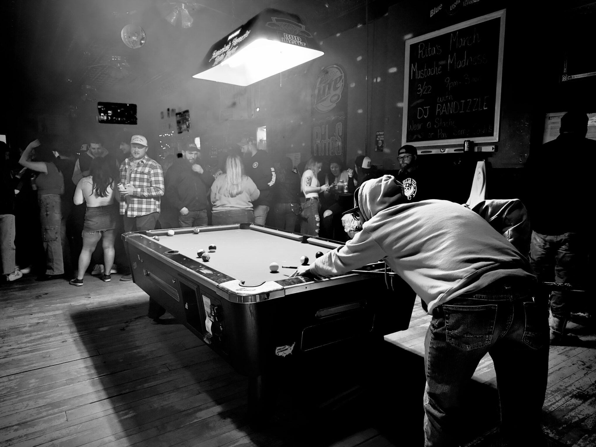 Late Night Pool At Rita’s Tavern