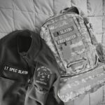 Lt Spec Emily Slatin Backpack And Sweatshirt